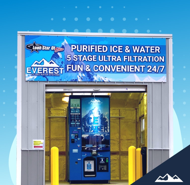 Lyndon Yoder, an Everest Ice and Water vending machine owner