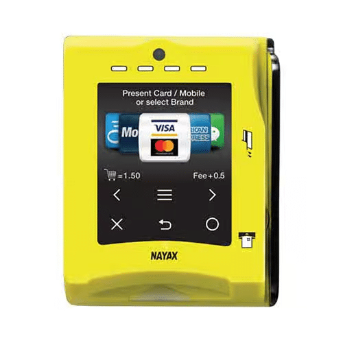 Credit card reader on the Everest Summit
