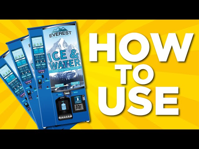 How to use the BEST ICE VENDING MACHINE